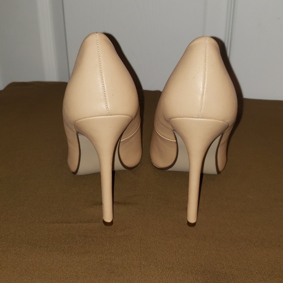 JustFab Evira Nude Pumps Shoes High Heels Stiletto - Picture 5 of 8